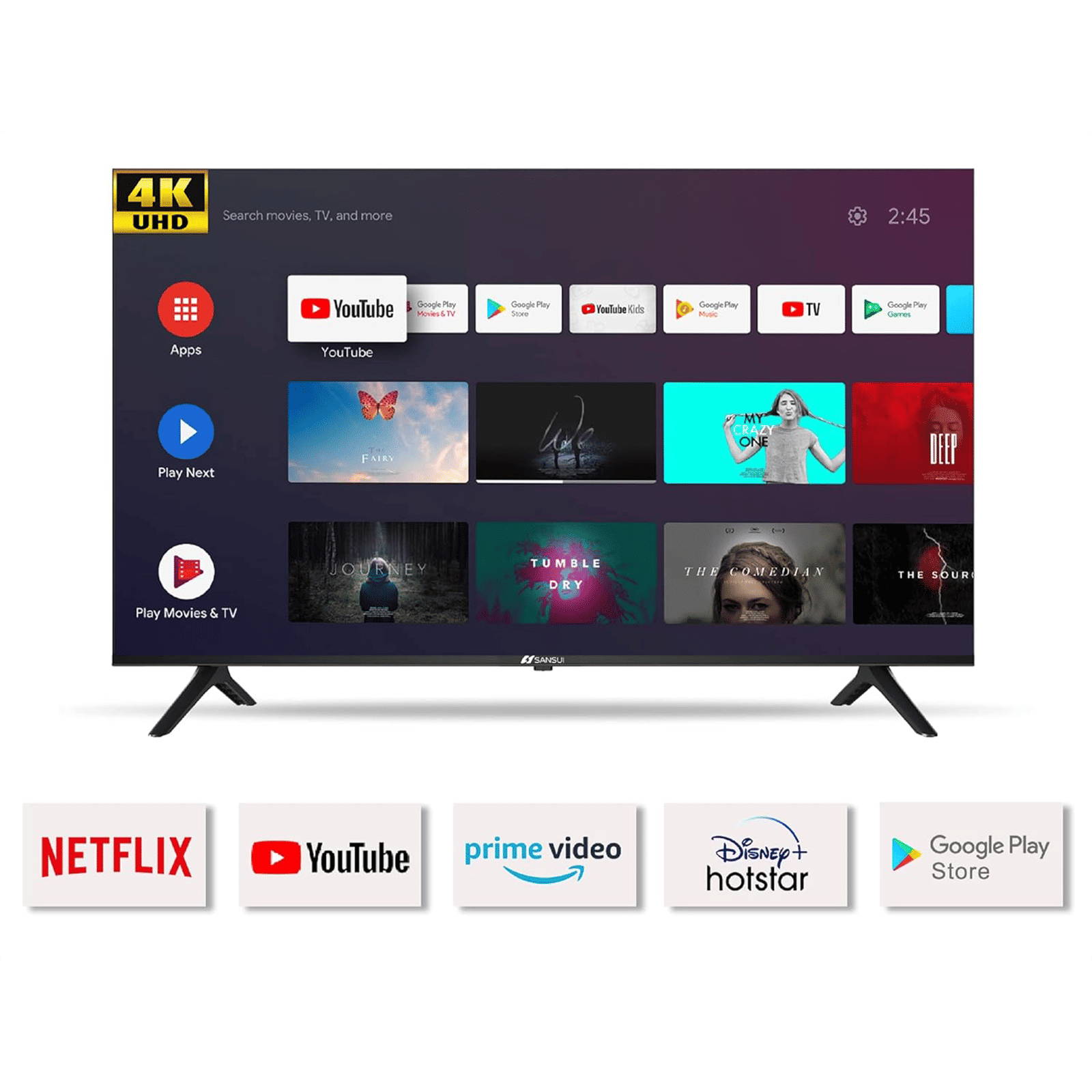 Buy Sansui Jsw Asuhd Cm Inch K Ultra Hd Led Android Tv With